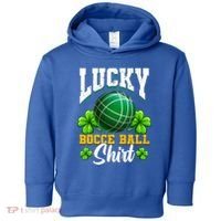 Lucky Bocce Ball Great Gift Italian Game Bocce Gift Toddler Hoodie thumb 0