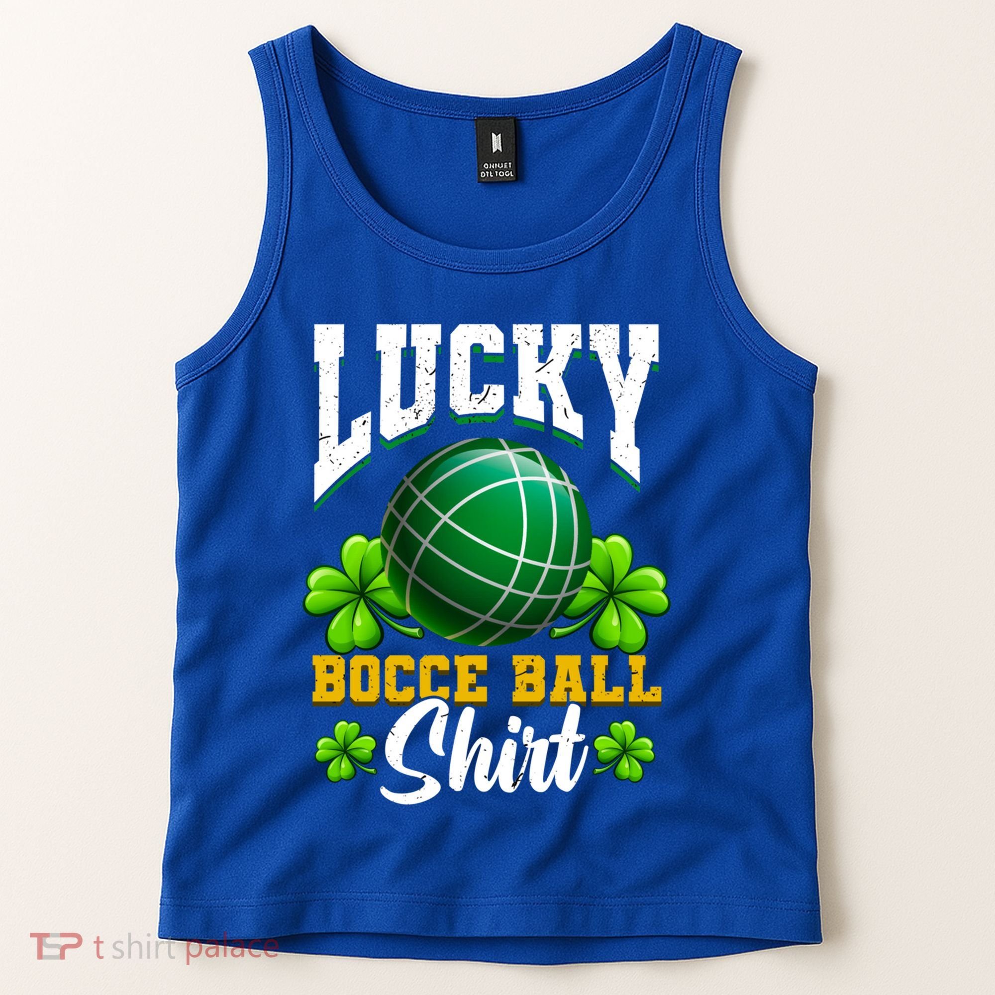 Lucky Bocce Ball Great Gift Italian Game Bocce Gift Tank Top