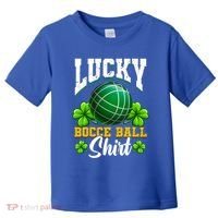 Lucky Bocce Ball Great Gift Italian Game Bocce Gift Toddler T-Shirt thumb 0