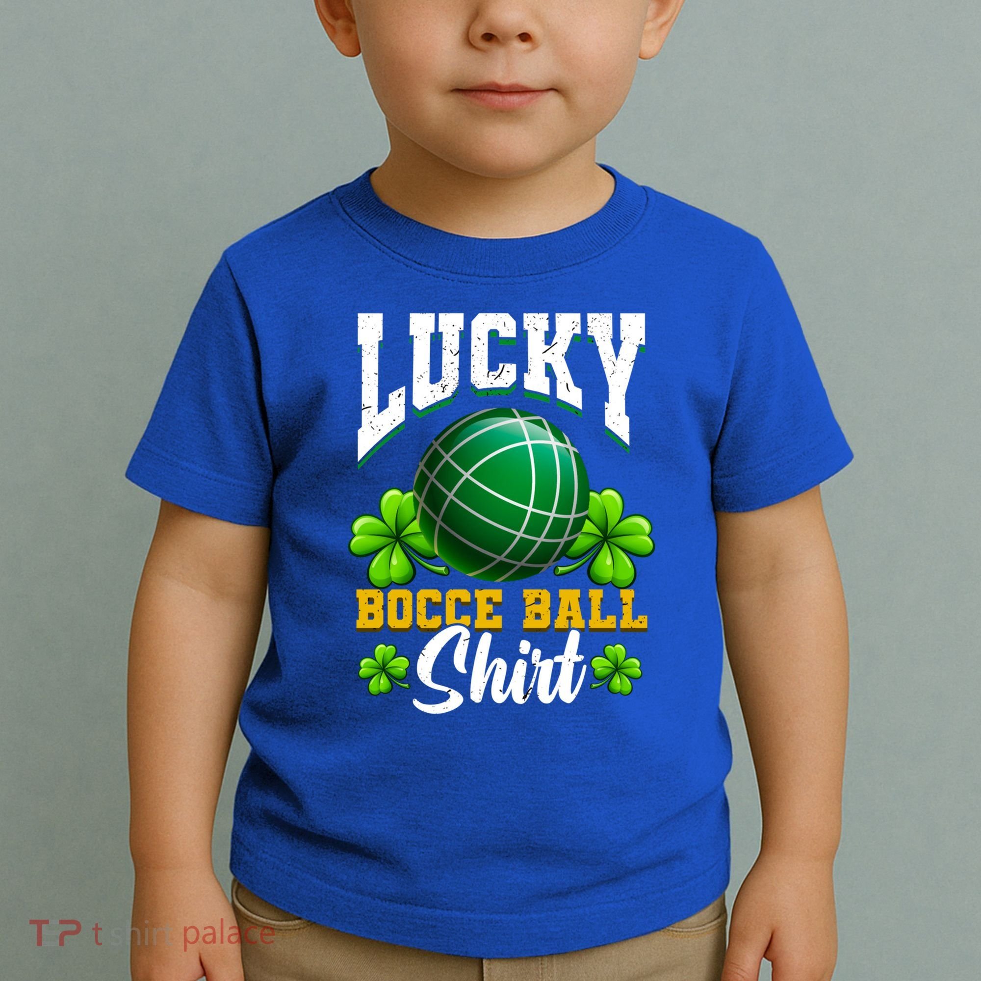 Lucky Bocce Ball Great Gift Italian Game Bocce Gift Toddler T-Shirt