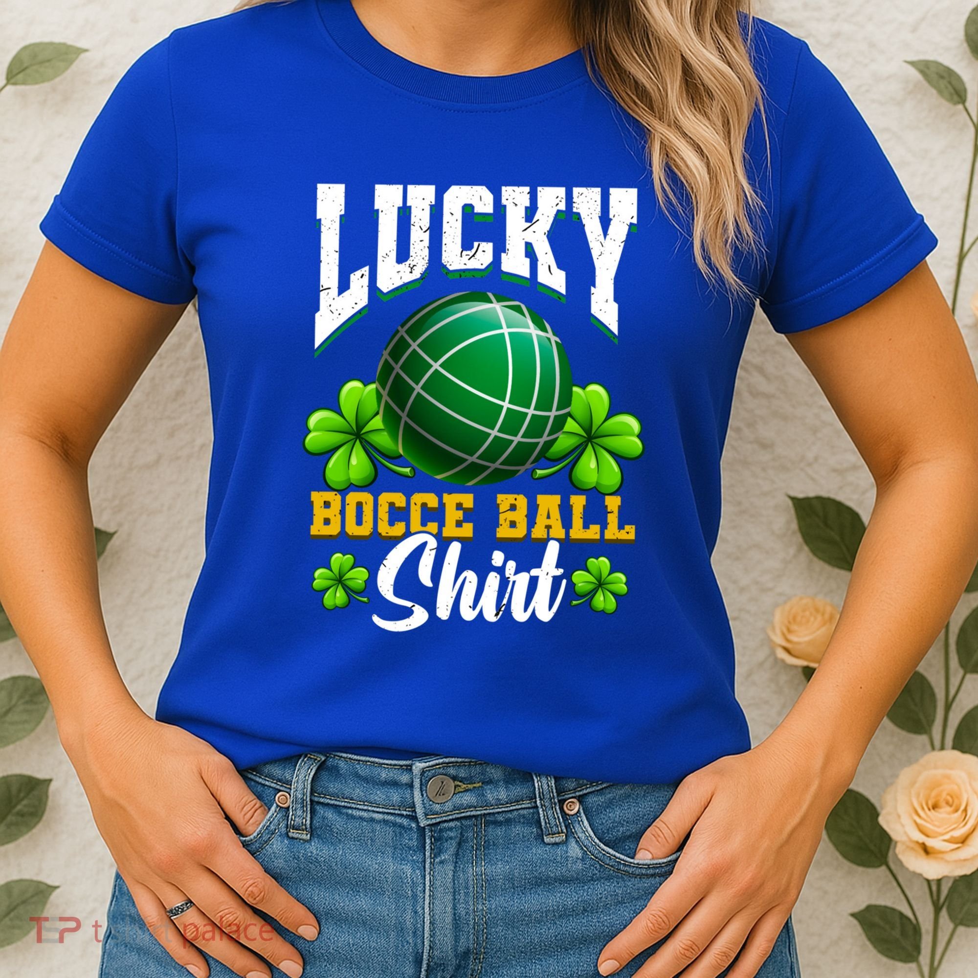 Lucky Bocce Ball Great Gift Italian Game Bocce Gift Women's T-Shirt