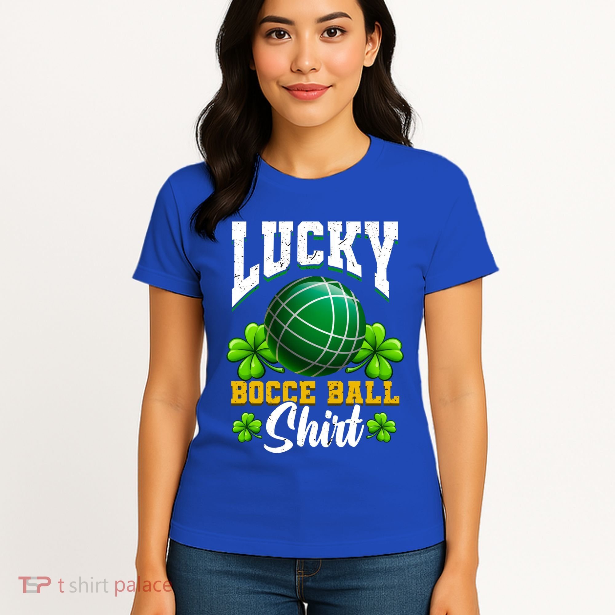 Lucky Bocce Ball Great Gift Italian Game Bocce Gift Women's T-Shirt