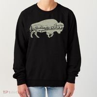 Landscape Buffalo Bison Women's Sweatshirt thumb 0
