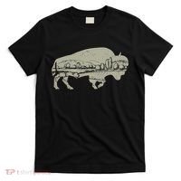 Landscape Buffalo Bison T-Shirt thumb 0