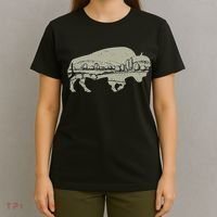 Landscape Buffalo Bison T-Shirt thumb 4