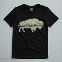 Landscape Buffalo Bison T-Shirt thumb 5