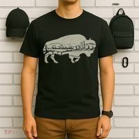 Landscape Buffalo Bison T-Shirt thumb 6