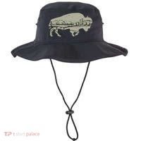 Landscape Buffalo Bison Bucket Hat thumb 0