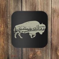Landscape Buffalo Bison Coaster thumb 0