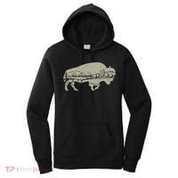 Landscape Buffalo Bison Women's Hoodie thumb 0