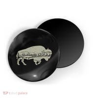 Landscape Buffalo Bison Magnet thumb 0