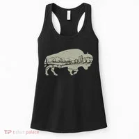 Landscape Buffalo Bison Women's Tank Top thumb 0