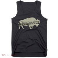 Landscape Buffalo Bison Tank Top thumb 0