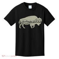 Landscape Buffalo Bison Kids T-Shirt thumb 0