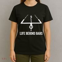 Life Behind Bars Kitesurfing Kiteboarding Kitesurfers T-Shirt thumb 4