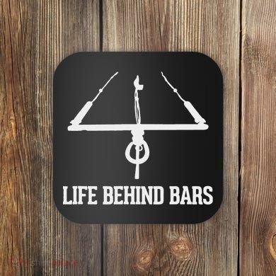 Life Behind Bars Kitesurfing Kiteboarding Kitesurfers Coaster