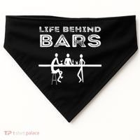 Life Behind Bars Bartender USA-Made Doggie Bandana thumb 0