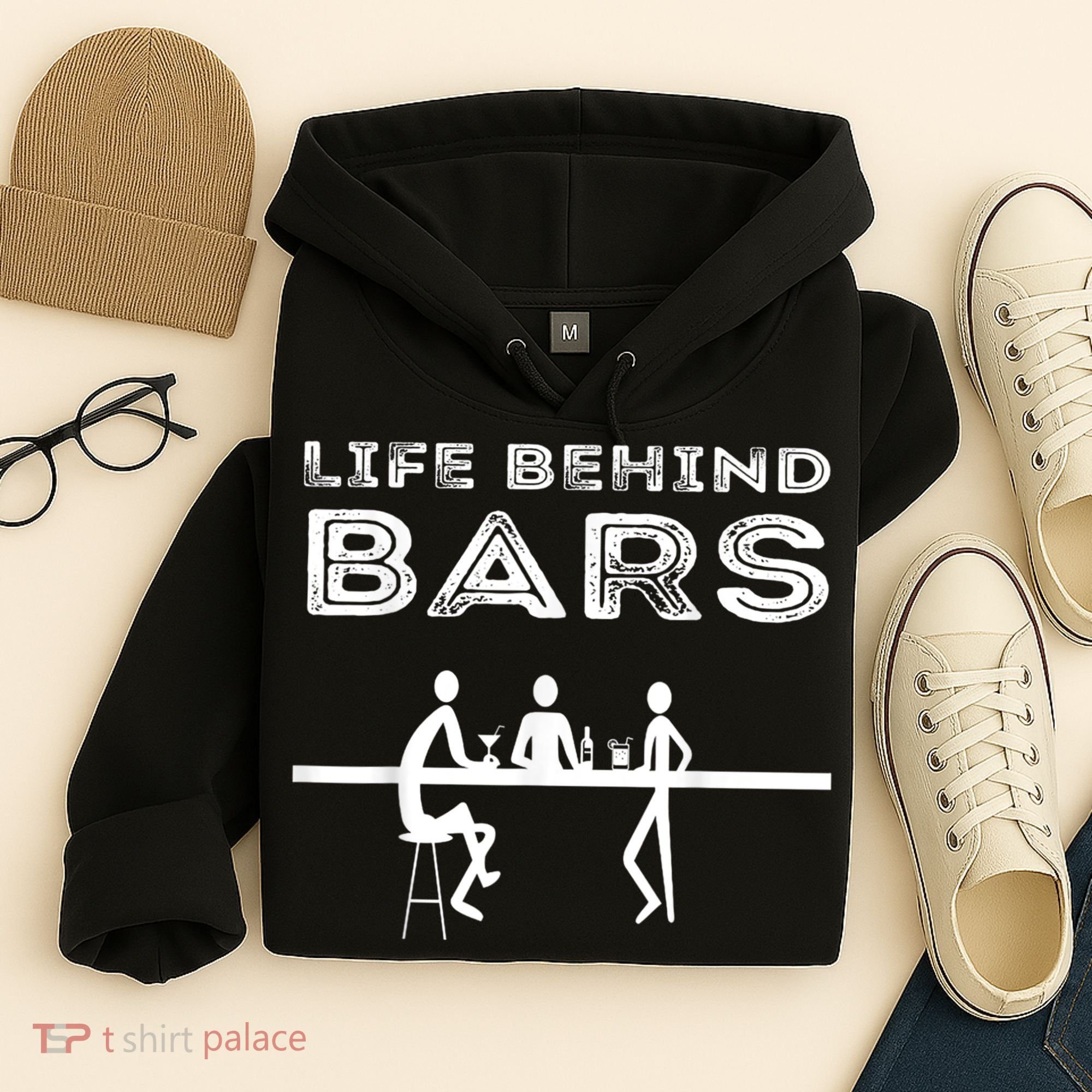 Life Behind Bars Bartender Hoodie