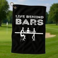 Life Behind Bars Bartender Golf Towel thumb 1