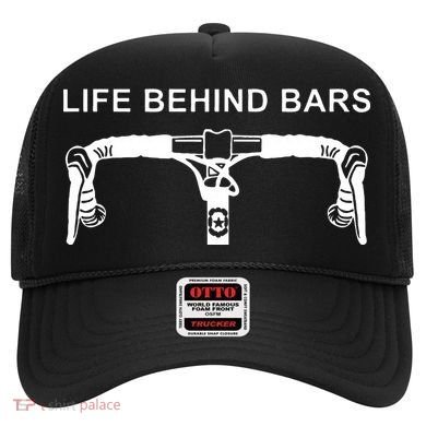 LIFE BEHIND BARS Funny Cycling Biking Hat