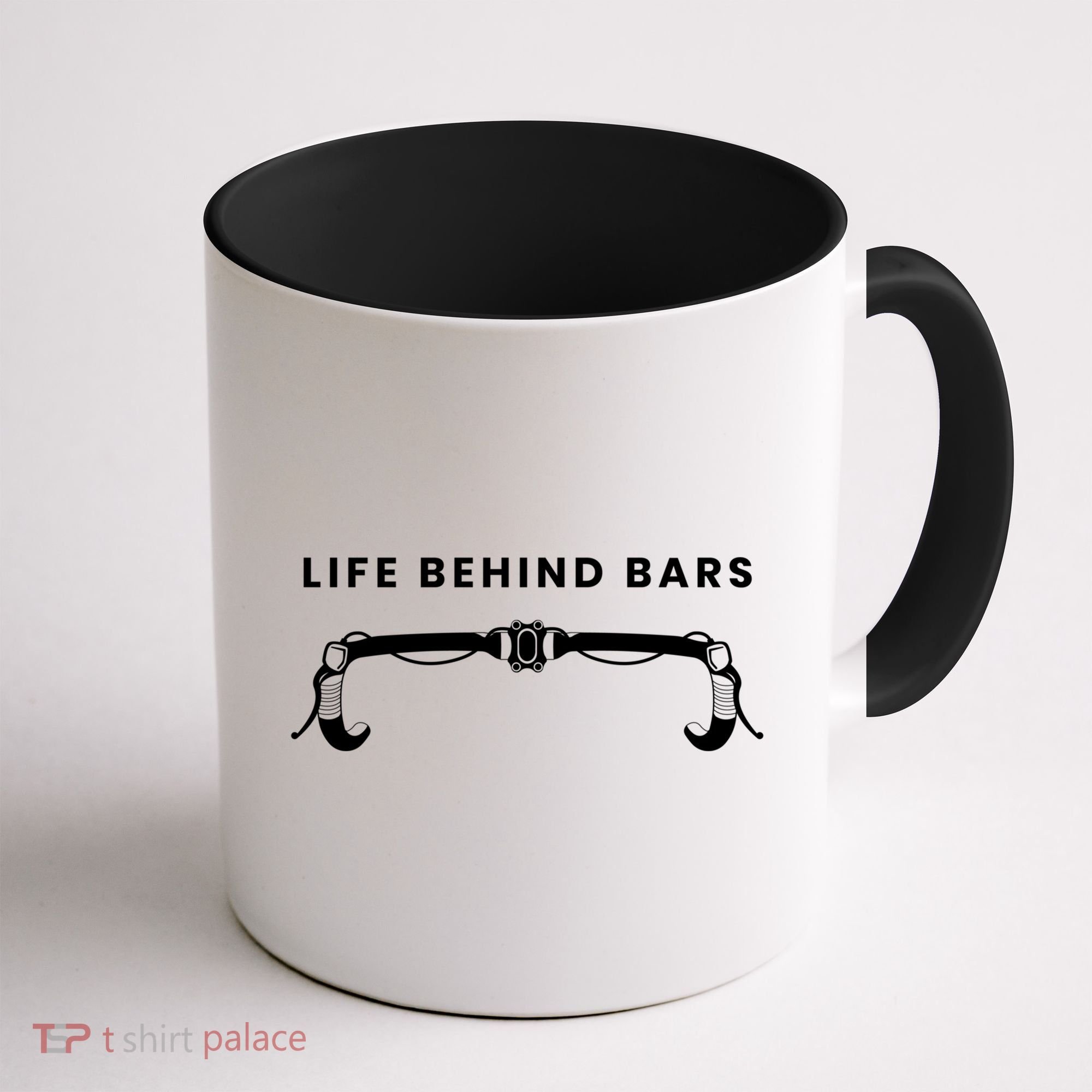 Life Behind Bars Biking Cycling Bicycle Cyclist Gift Coffee Mug