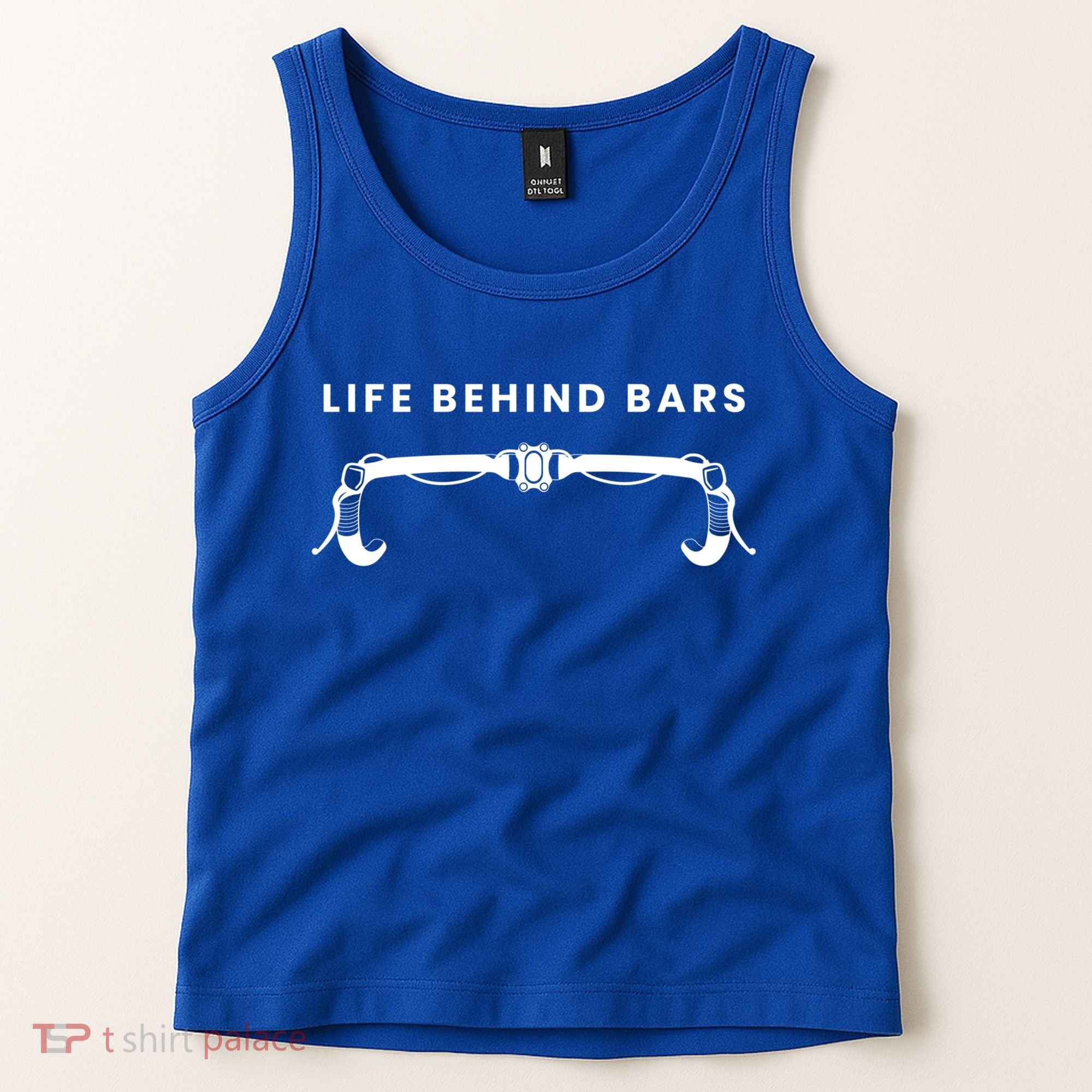 Life Behind Bars Biking Cycling Bicycle Cyclist Gift Tank Top