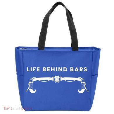 Life Behind Bars Biking Cycling Bicycle Cyclist Gift Tote Bag
