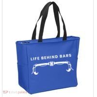 Life Behind Bars Biking Cycling Bicycle Cyclist Gift Tote Bag thumb 2