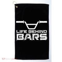 Life Behind Bars Bmx Gift Golf Towel thumb 0