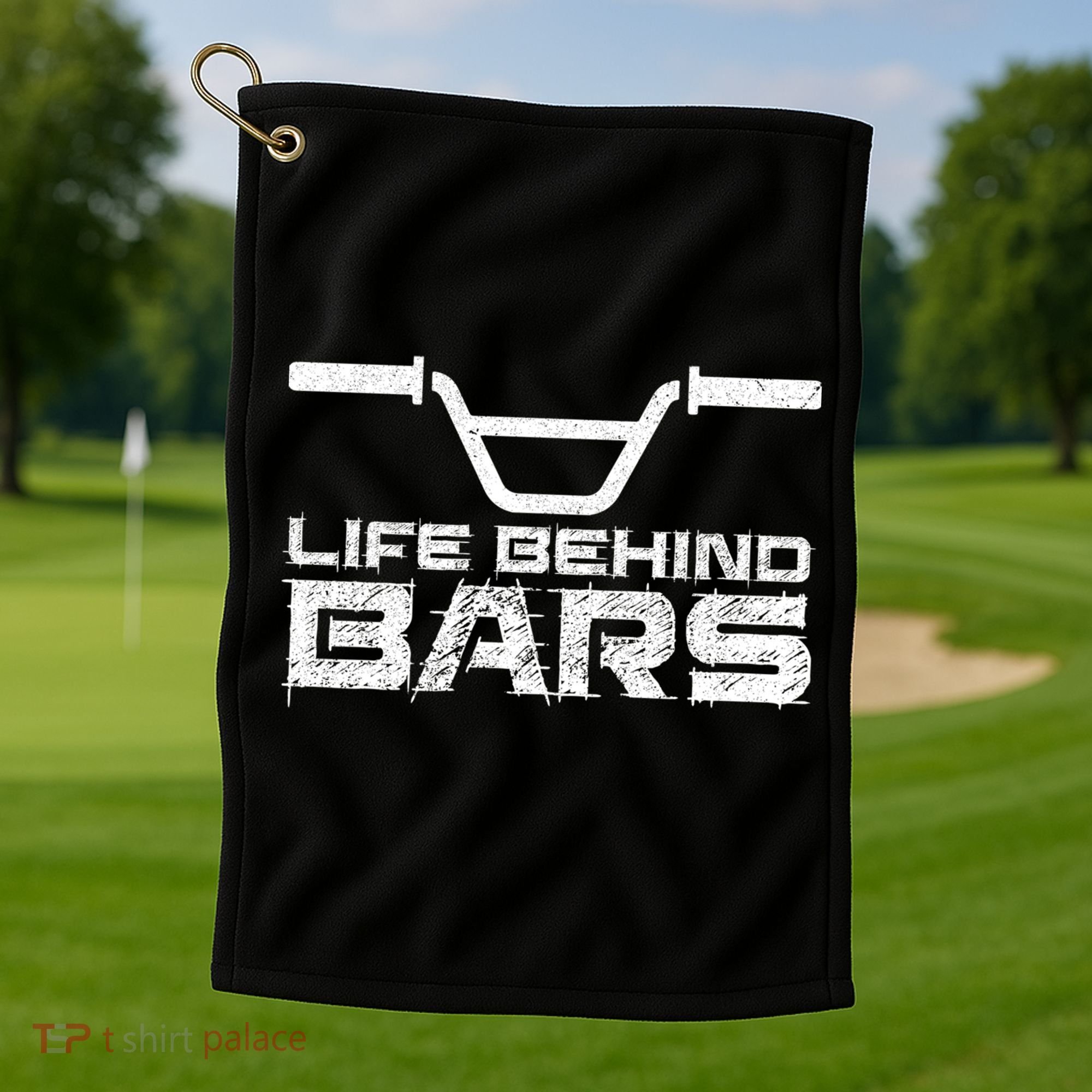 Life Behind Bars Bmx Gift Golf Towel