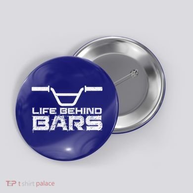 Life Behind Bars Bmx Gift Button
