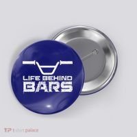 Life Behind Bars Bmx Gift Button thumb 0