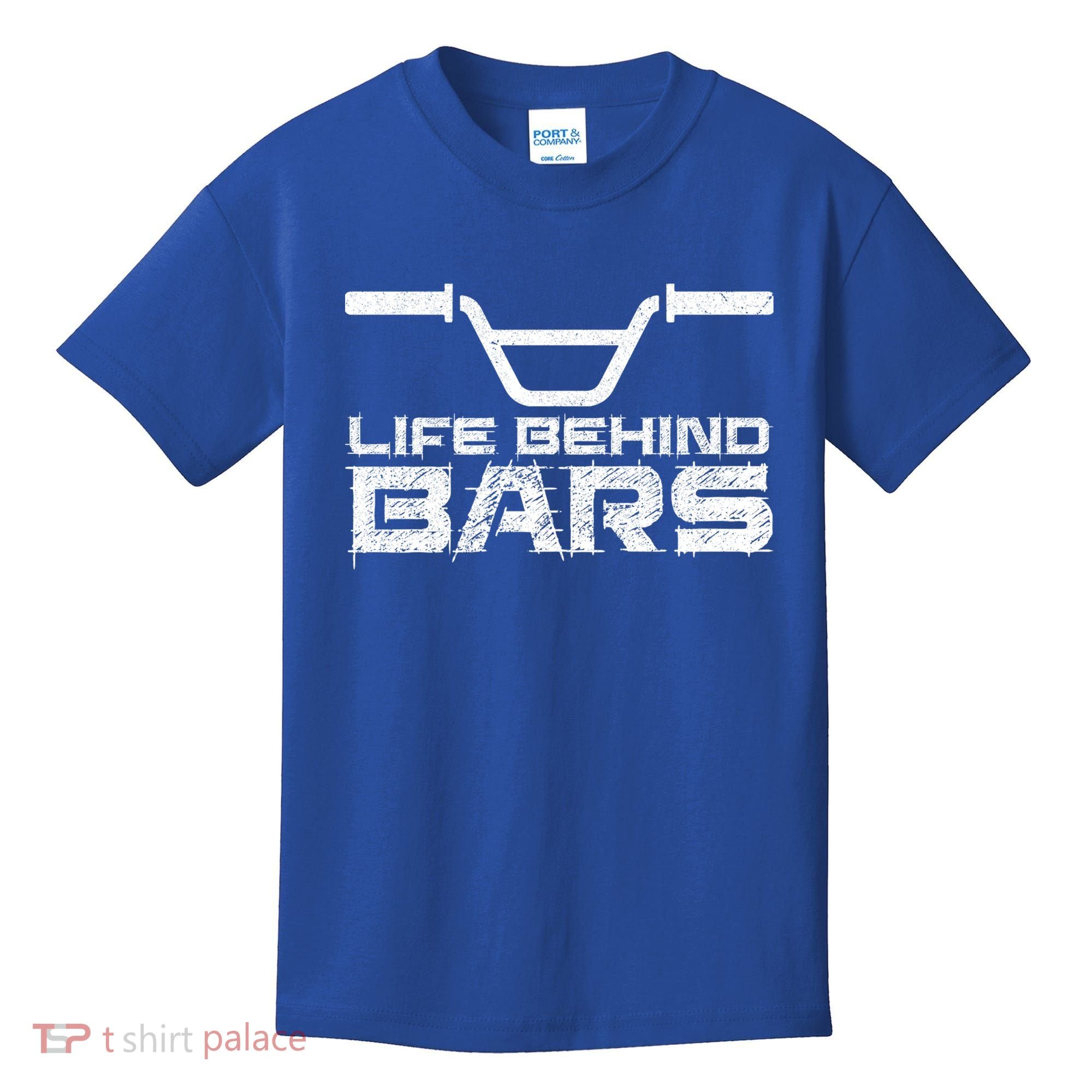 Life Behind Bars Bmx Gift Kids T-Shirt