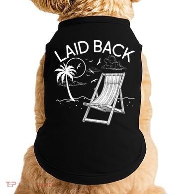 Laid Back Beach Vacation Time Doggie Tank
