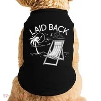Laid Back Beach Vacation Time Doggie Tank thumb 0