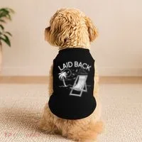 Laid Back Beach Vacation Time Doggie Tank thumb 2