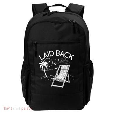 Laid Back Beach Vacation Time Backpack