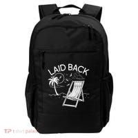 Laid Back Beach Vacation Time Backpack thumb 0