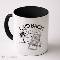 Laid Back Beach Vacation Time Coffee Mug thumb 0