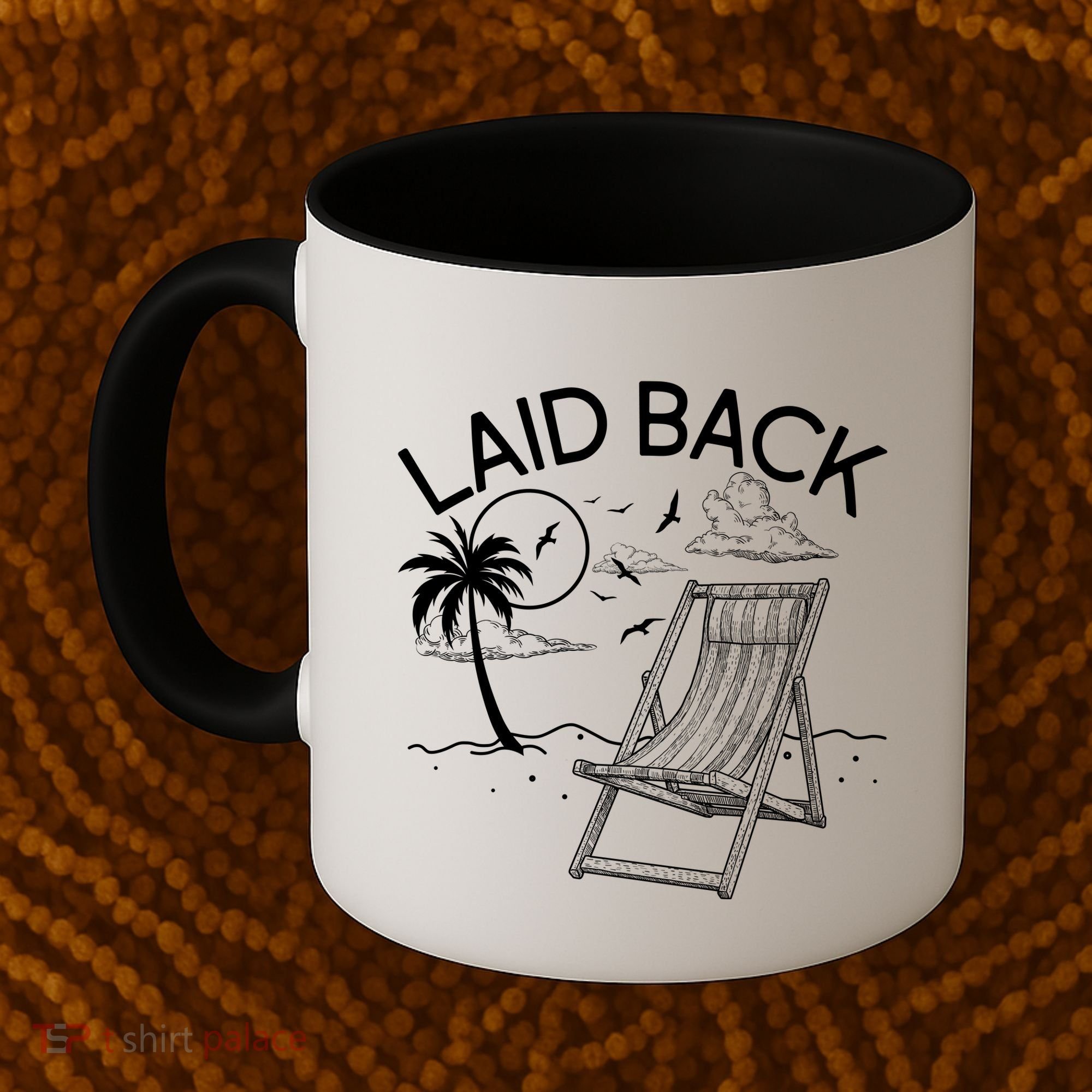 Laid Back Beach Vacation Time Coffee Mug