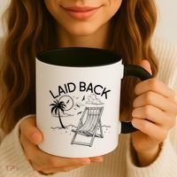 Laid Back Beach Vacation Time Coffee Mug thumb 3