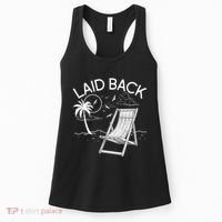 Laid Back Beach Vacation Time Women's Tank Top thumb 0