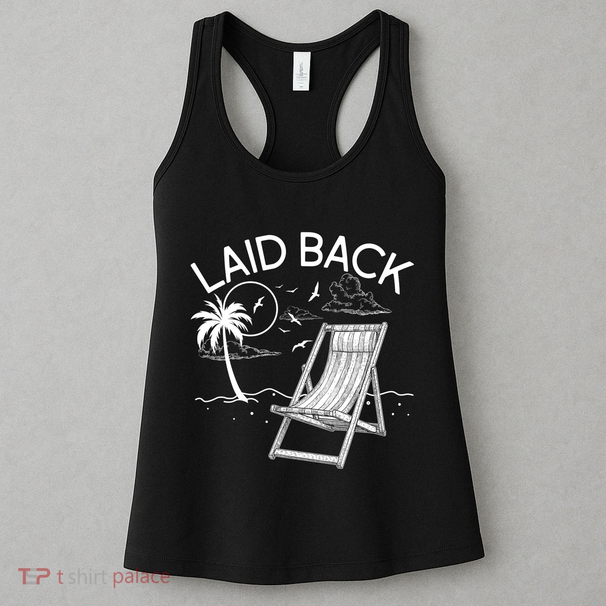 Laid Back Beach Vacation Time Women's Tank Top