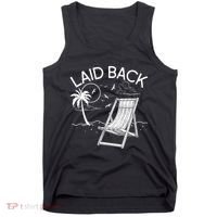Laid Back Beach Vacation Time Tank Top thumb 0