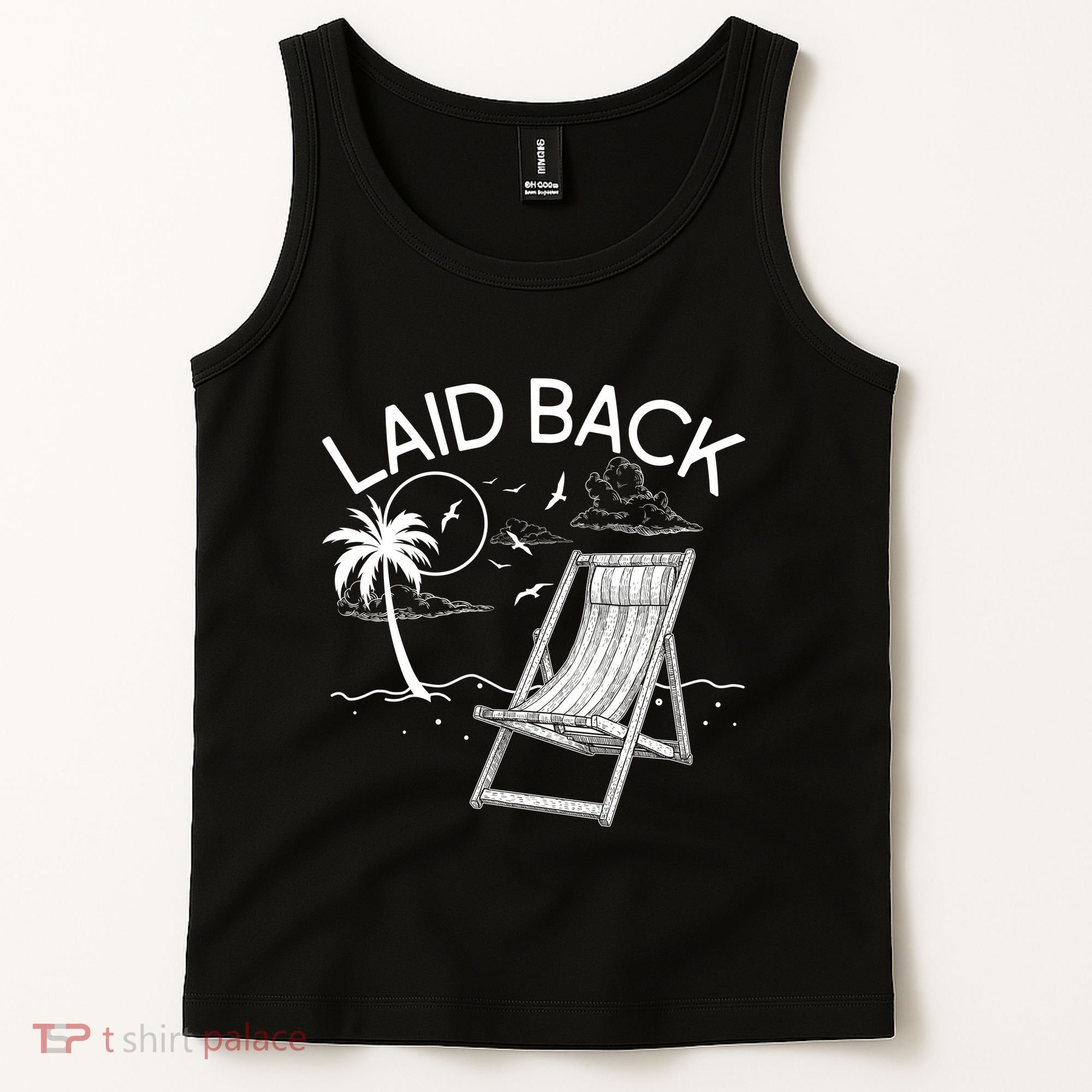 Laid Back Beach Vacation Time Tank Top