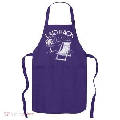 Laid Back Beach Vacation Time Apron
