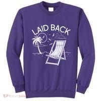 Laid Back Beach Vacation Time Sweatshirt thumb 0