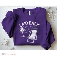 Laid Back Beach Vacation Time Sweatshirt thumb 2