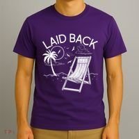 Laid Back Beach Vacation Time T-Shirt thumb 3