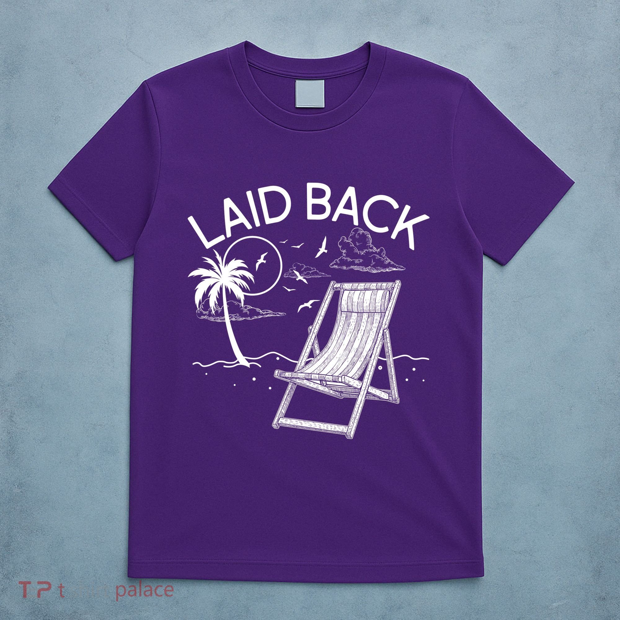 Laid Back Beach Vacation Time T-Shirt